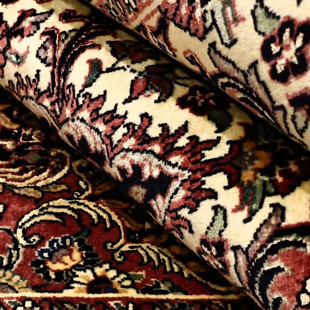 Tapete Persa - Bijar - Real - 202 x 149 cm - bege escuro