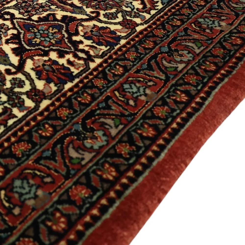 Tapete Persa - Bijar - Real - 350 x 256 cm - vermelho escuro
