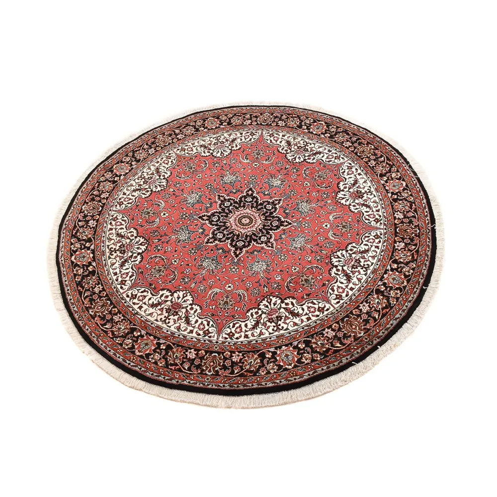 Tapete Persa - Bijar ronda - 150 x 150 cm - vermelho