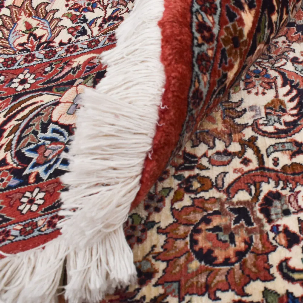 Tapete Persa - Bijar ronda - 250 x 250 cm - ferrugem