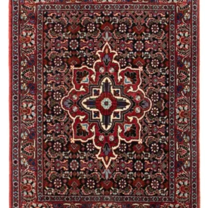 Tapete Persa - Bijar - Royal - 70 x 50 cm - azul escuro