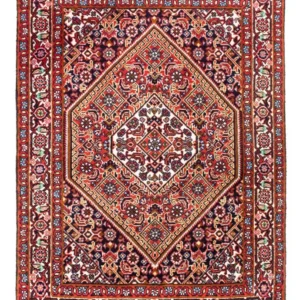 Tapete Persa - Bijar - Royal - 98 x 68 cm - vermelho