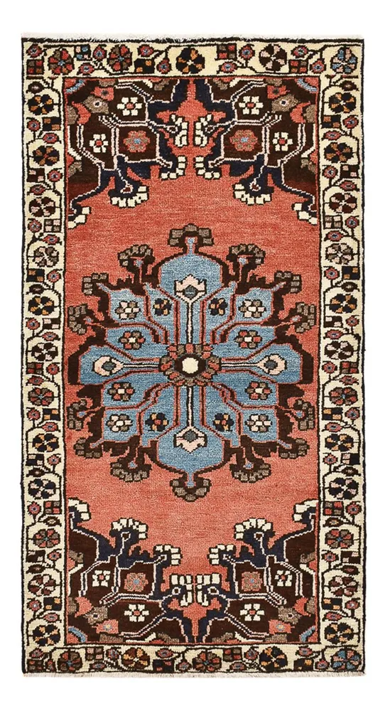 Tapete Persa - Clássico - 120 x 65 cm - vermelho claro