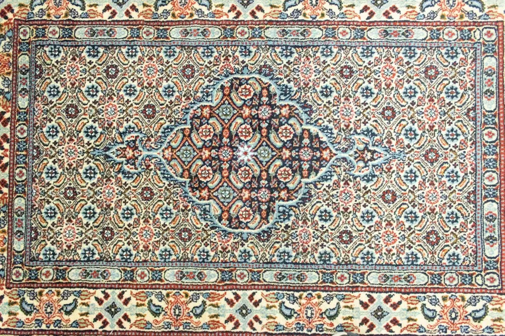 Tapete Persa - Clássico - 122 x 78 cm - azul