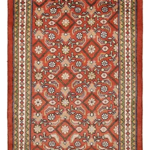 Tapete Persa - Clássico - 123 x 80 cm - vermelho claro