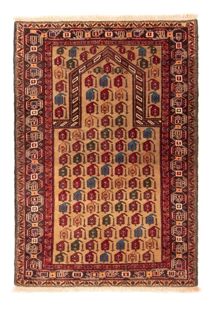 Tapete Persa - Clássico - 145 x 100 cm - multicolorido