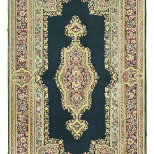Tapete Persa - Clássico - 152 x 92 cm - azul escuro