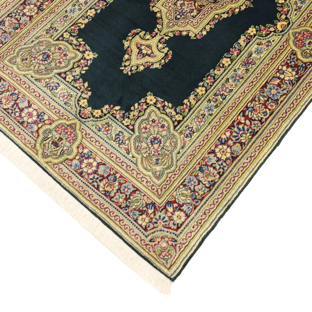 Tapete Persa - Clássico - 152 x 92 cm - azul escuro