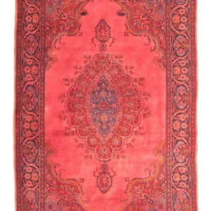 Tapete Persa - Clássico - 197 x 126 cm - vermelho claro