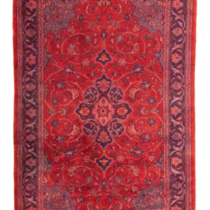 Tapete Persa - Clássico - 208 x 135 cm - vermelho escuro