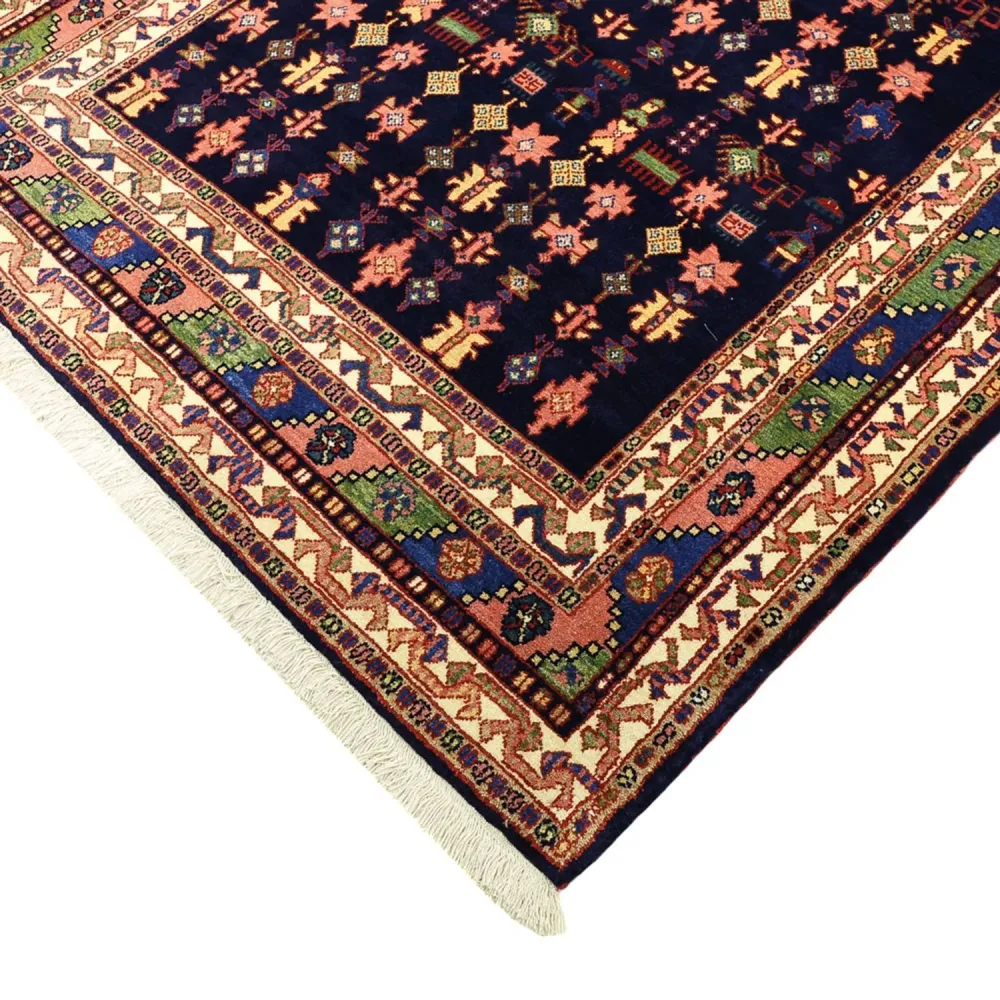 Tapete Persa - Clássico - 215 x 157 cm - azul escuro