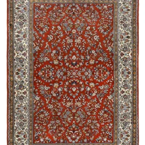 Tapete Persa - Clássico - 217 x 151 cm - vermelho