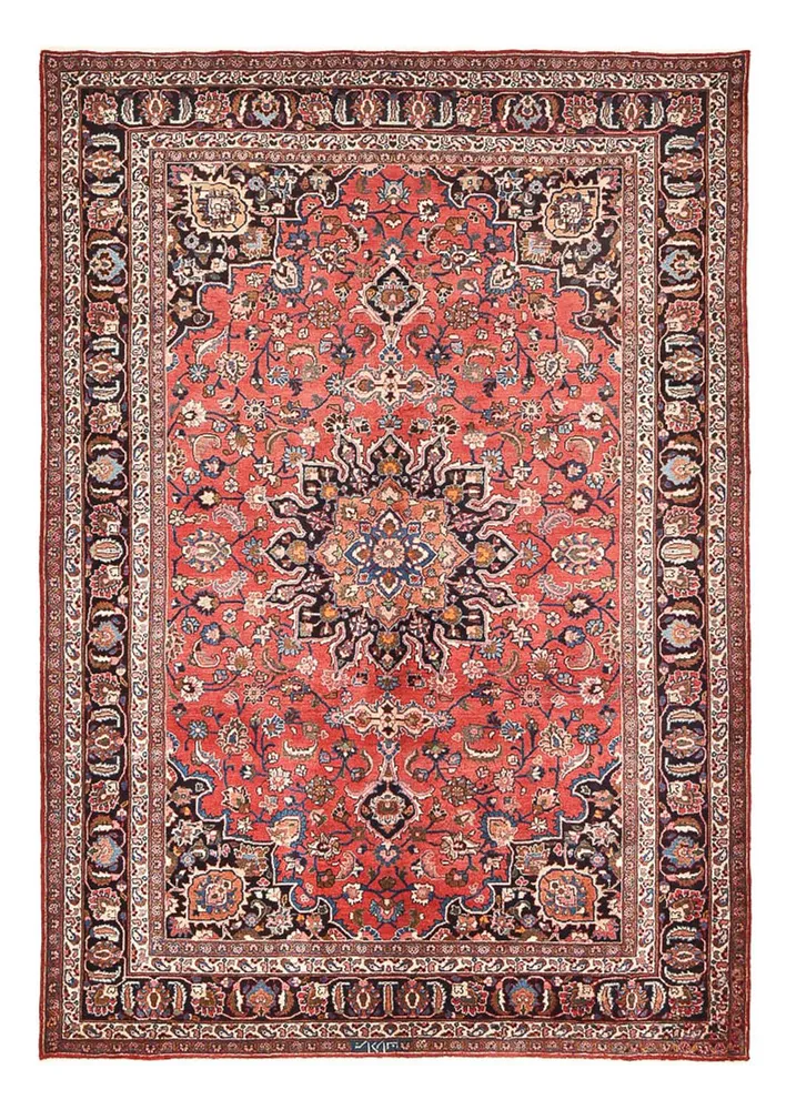 Tapete Persa - Clássico - 285 x 194 cm - vermelho claro