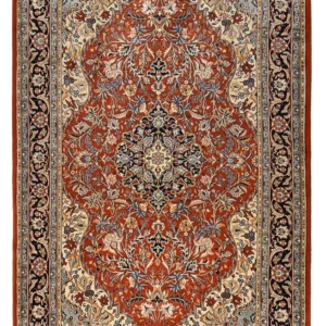 Tapete Persa - Clássico - 292 x 196 cm - vermelho escuro
