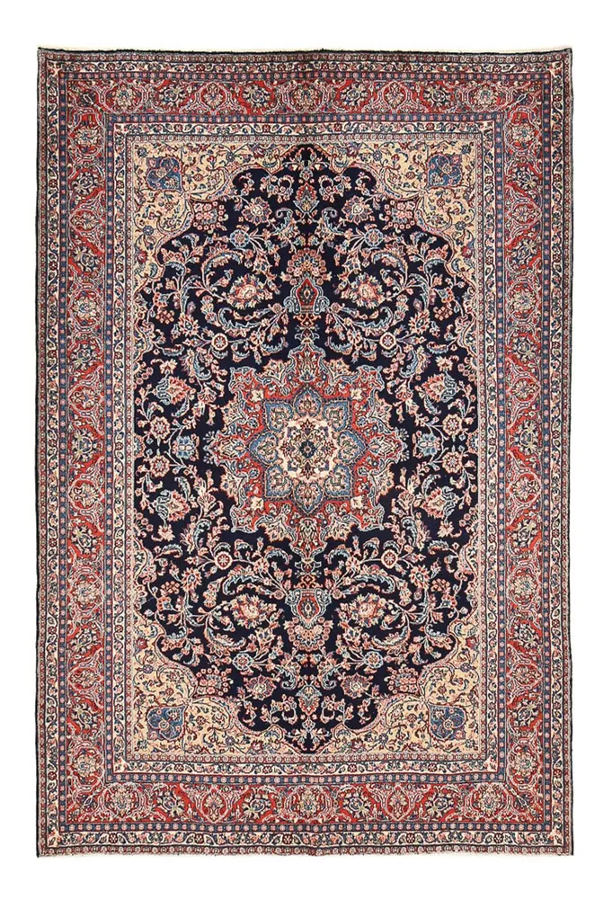 Tapete Persa - Clássico - 302 x 201 cm - azul escuro