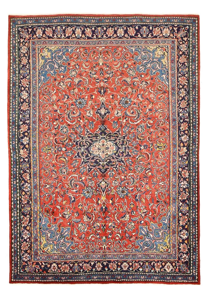 Tapete Persa - Clássico - 307 x 215 cm - vermelho claro