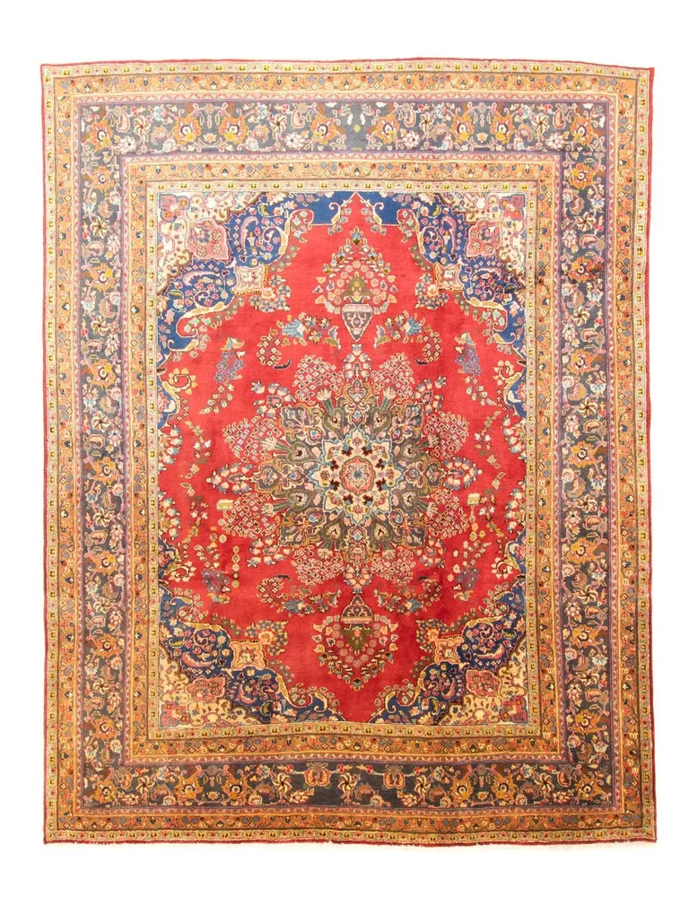 Tapete Persa - Clássico - 321 x 261 cm - laranja