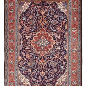 Tapete Persa - Clássico - 333 x 224 cm - azul escuro