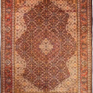 Tapete Persa - Clássico - 337 x 210 cm - azul escuro