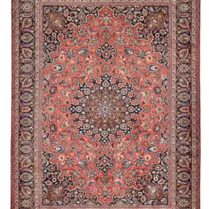 Tapete Persa - Clássico - 337 x 242 cm - vermelho claro