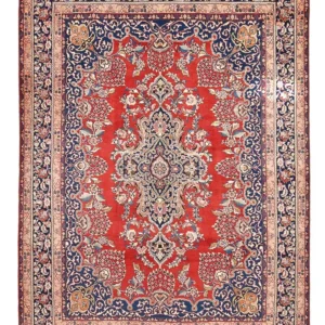 Tapete Persa - Clássico - 337 x 246 cm - vermelho