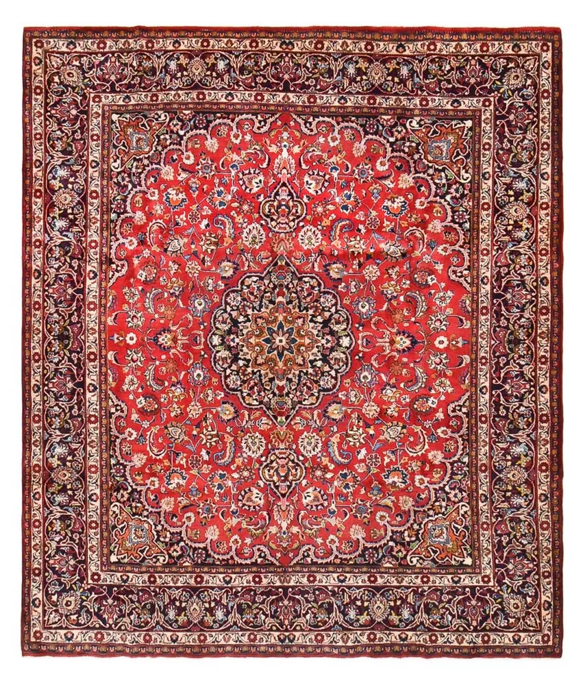 Tapete Persa - Clássico - 341 x 294 cm - vermelho