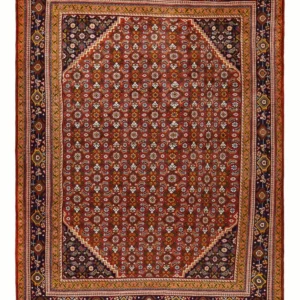 Tapete Persa - Clássico - 365 x 272 cm - vermelho escuro
