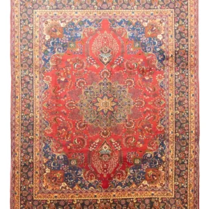 Tapete Persa - Clássico - 384 x 298 cm - vermelho
