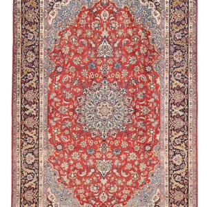 Tapete Persa - Clássico - 390 x 252 cm - vermelho