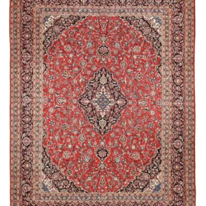 Tapete Persa - Clássico - 390 x 291 cm - vermelho