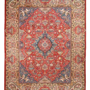 Tapete Persa - Clássico - 390 x 298 cm - vermelho