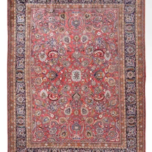 Tapete Persa - Clássico - 394 x 298 cm - vermelho