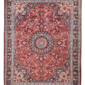 Tapete Persa - Clássico - 410 x 303 cm - vermelho
