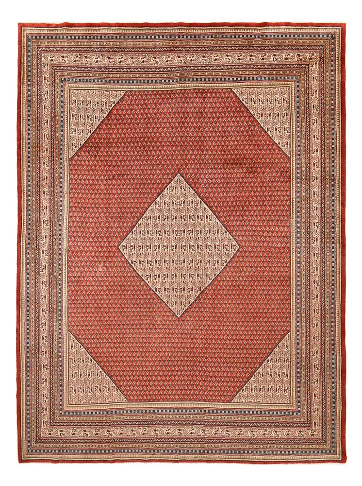Tapete Persa - Clássico - 417 x 310 cm - vermelho