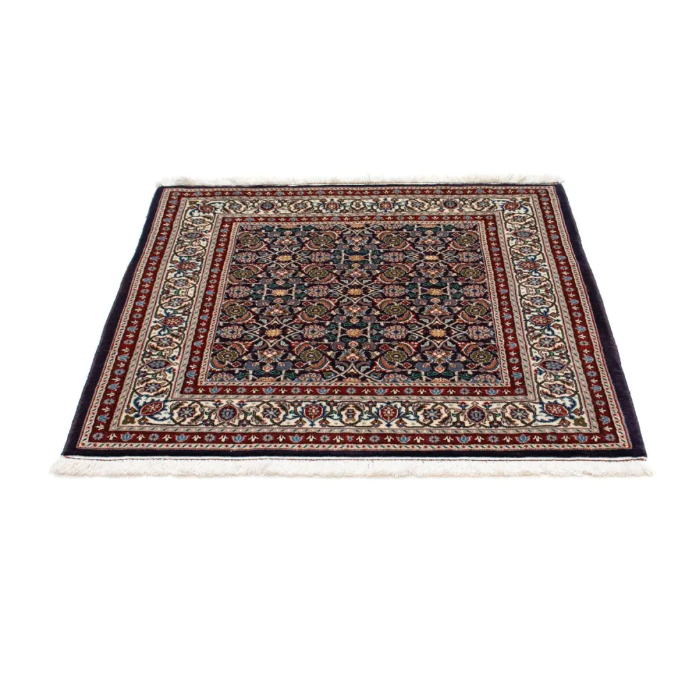 Tapete Persa - Clássico praç - 104 x 103 cm - azul escuro