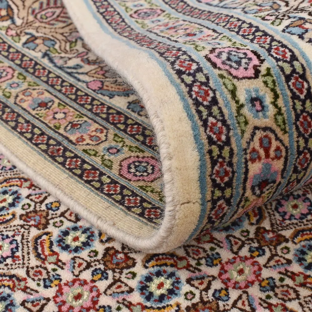 Tapete Persa - Clássico praç - 200 x 200 cm - castanho claro