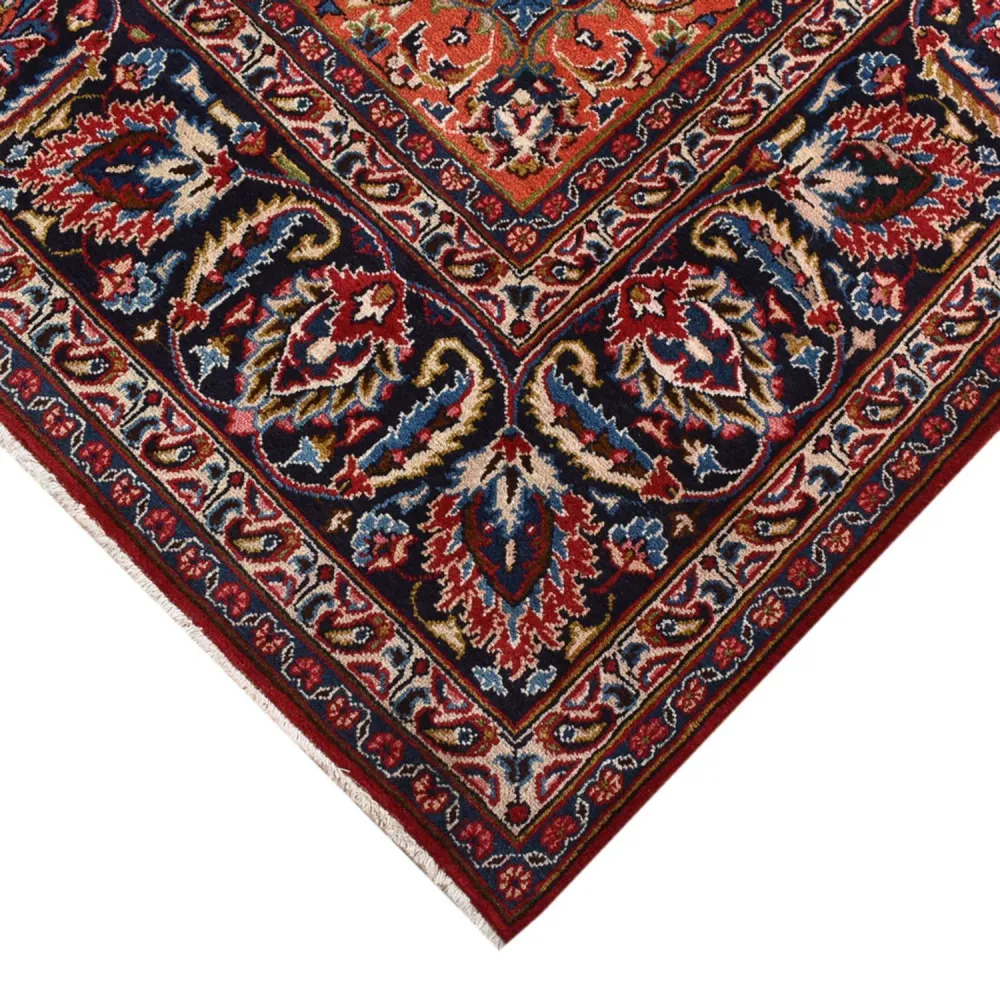 Tapete Persa - Clássico praç - 319 x 296 cm - vermelho
