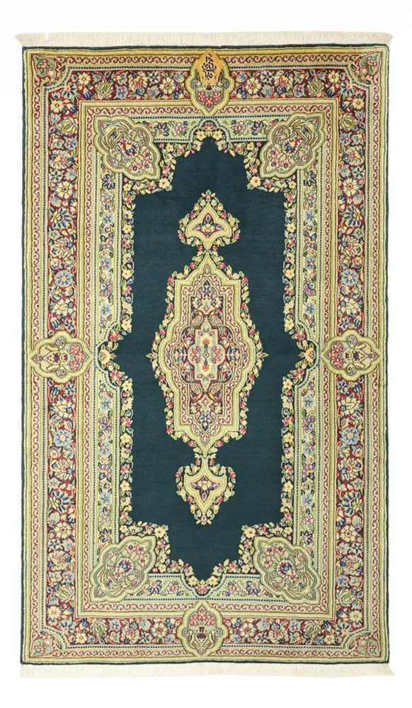 Tapete Persa - Clássico - Real - 152 x 90 cm - verde escuro