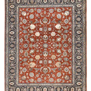 Tapete Persa - Clássico - Real - 378 x 295 cm - ferrugem