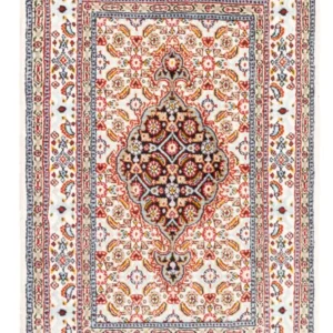 Tapete Persa - Clássico - Real - 90 x 60 cm - vermelho escuro