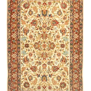 Tapete persa - Ghom - 160 x 102 cm - bege