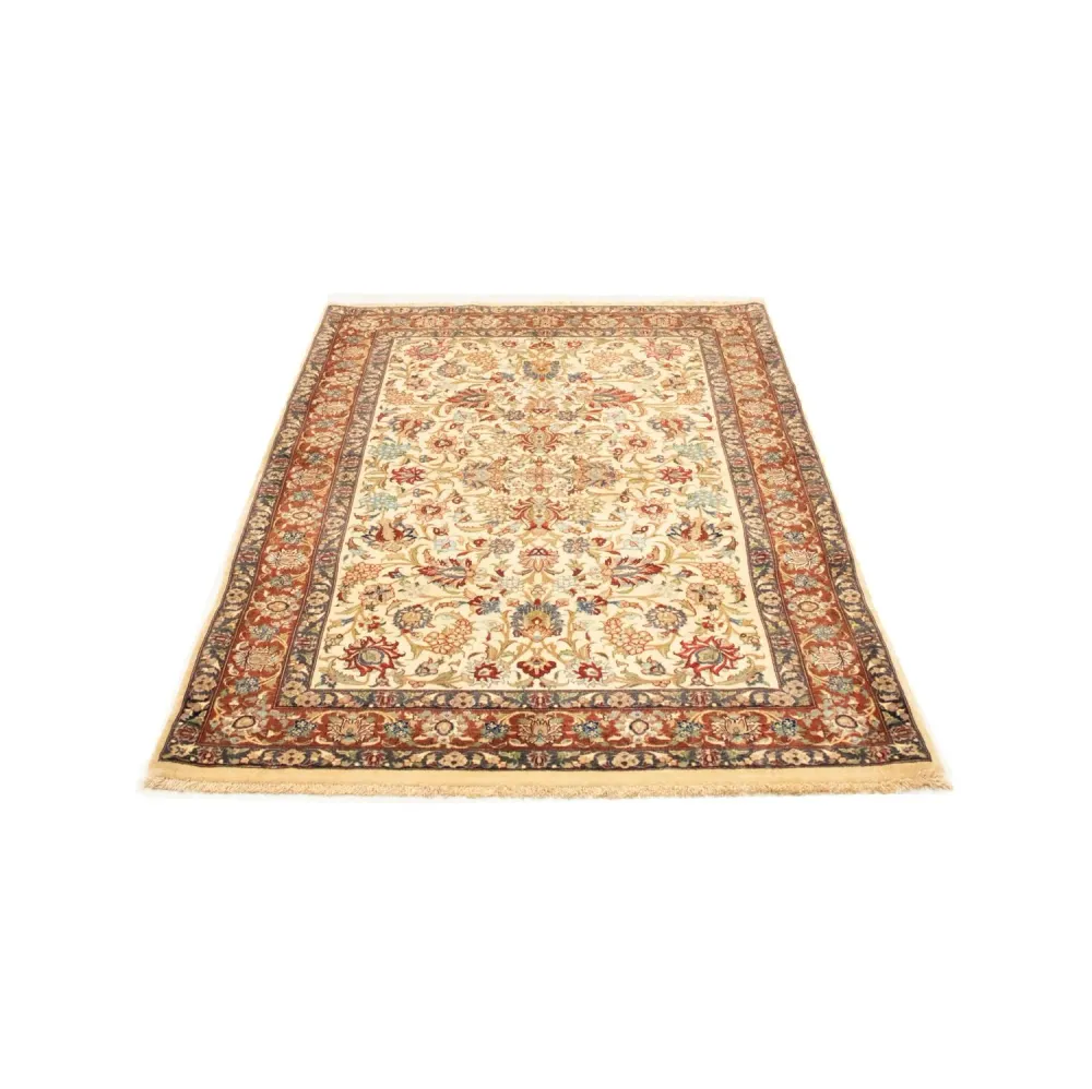 Tapete persa - Ghom - 160 x 102 cm - bege