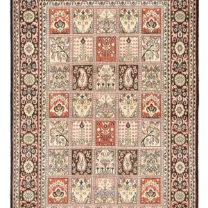 Tapete persa - Ghom - 195 x 132 cm - multicolorido