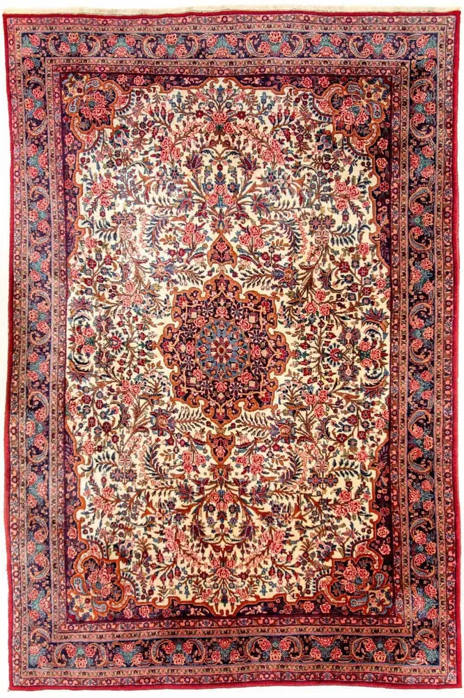 Tapete persa - Ghom - 333 x 213 cm - bege