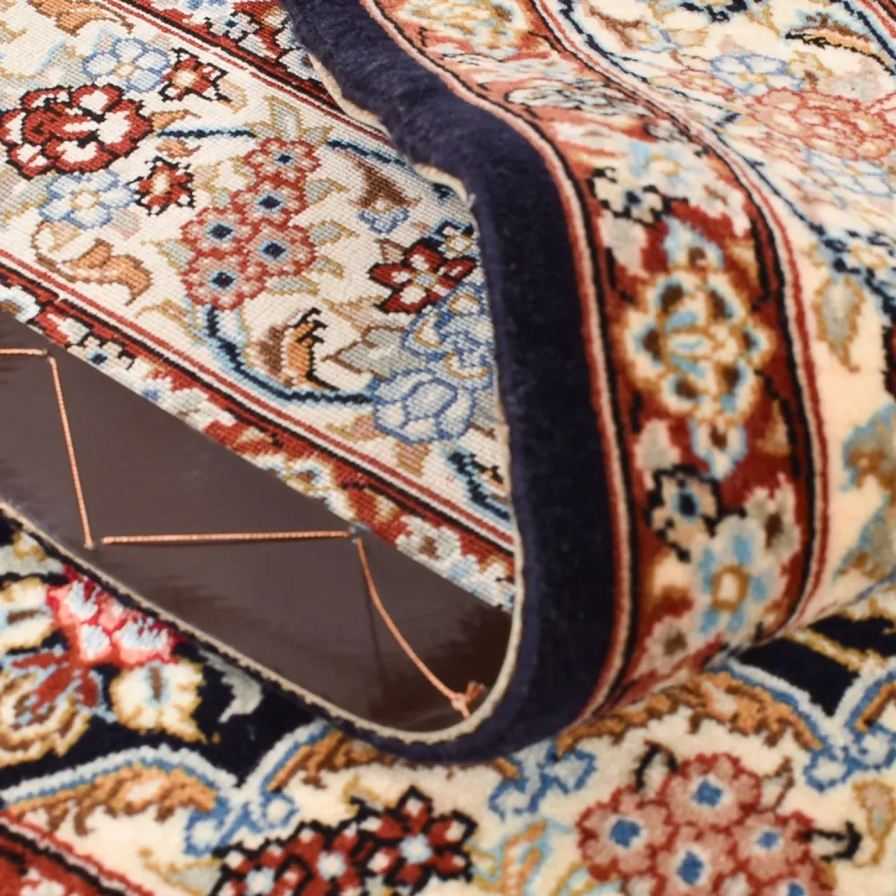 Tapete Persa - Isfahan - Premium - 148 x 101 cm - azul escuro