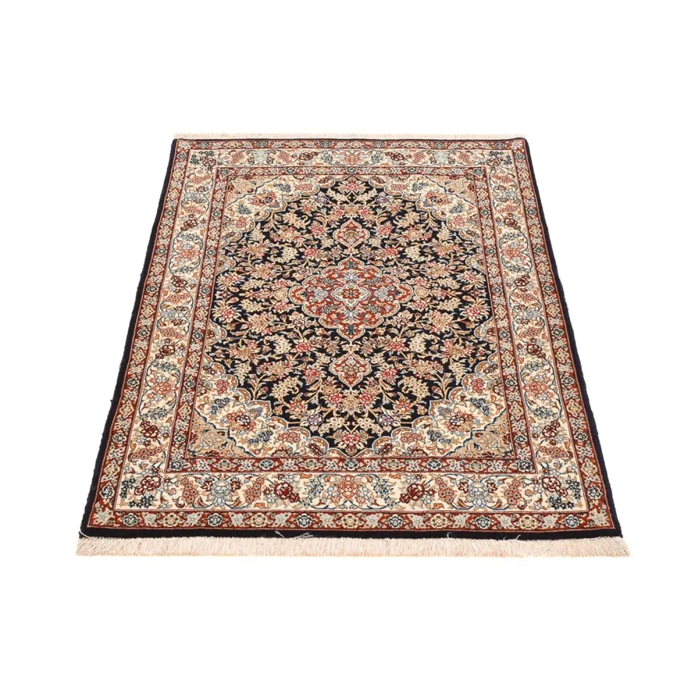 Tapete Persa - Isfahan - Premium - 148 x 101 cm - azul escuro