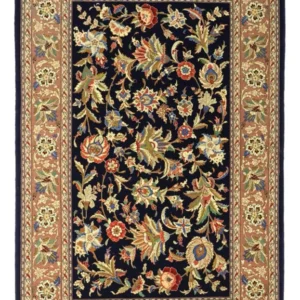 Tapete Persa - Isfahan - Premium - 151 x 101 cm - azul escuro
