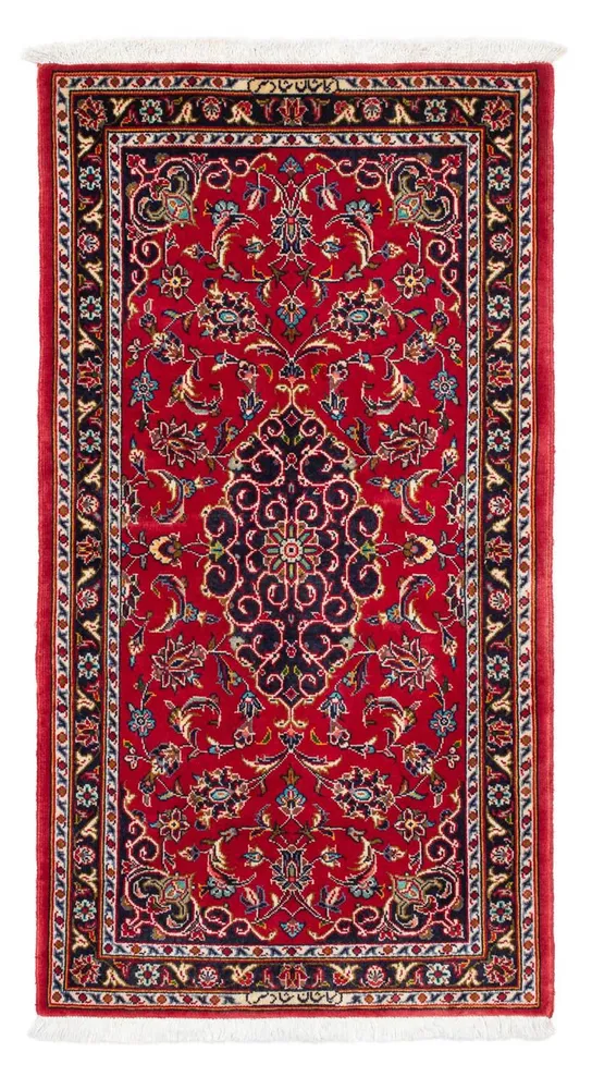 Tapete persa - Keshan - 130 x 68 cm - vermelho