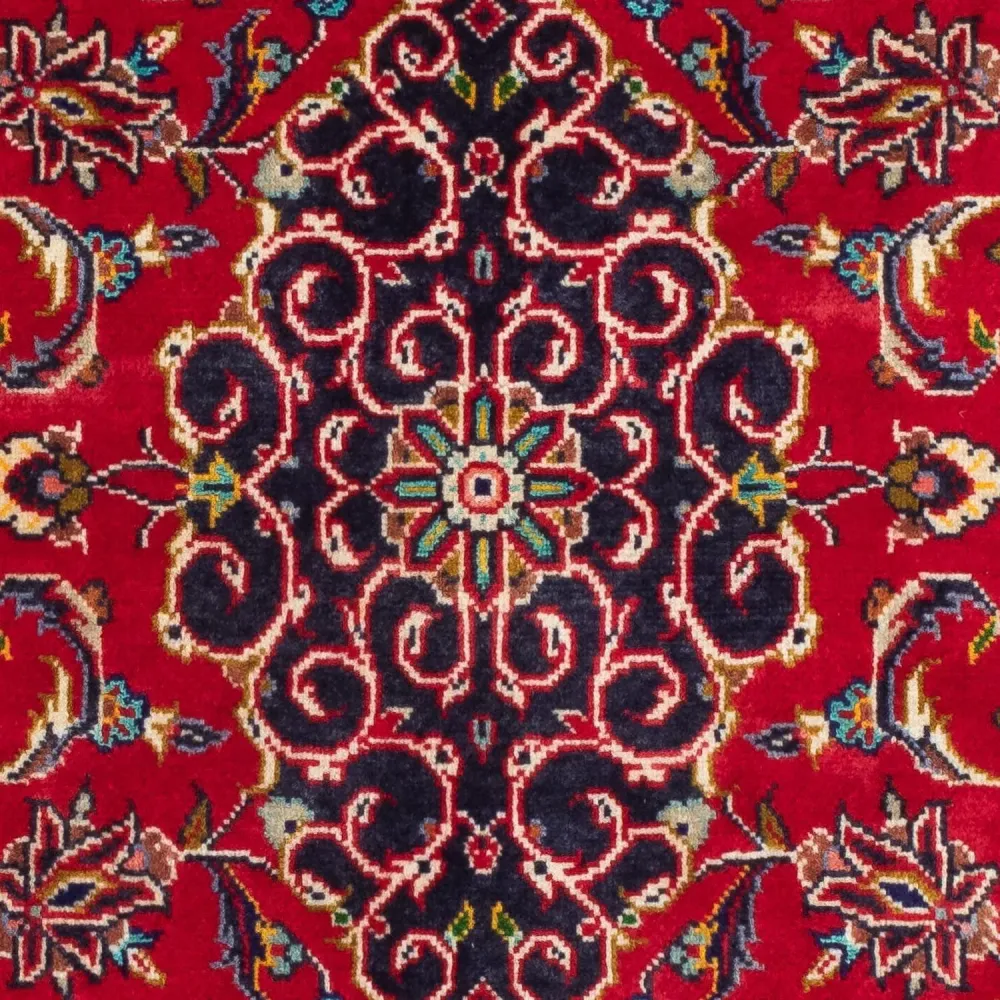 Tapete persa - Keshan - 130 x 68 cm - vermelho