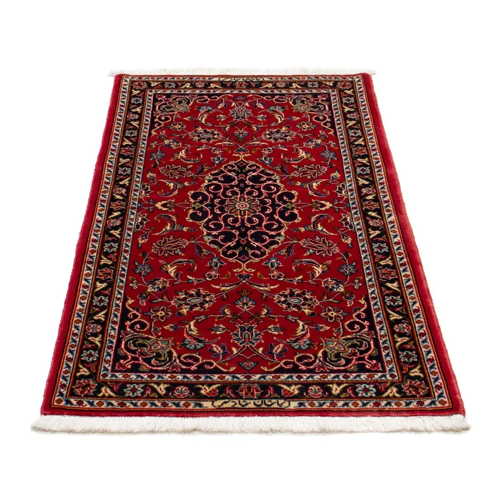 Tapete persa - Keshan - 130 x 68 cm - vermelho